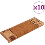  Otirači za stepenice samoljepljivi 10 kom 65x21x4 cm bež | shoptok.hr