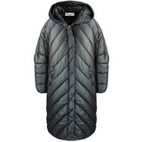 Pri Long jacket women's coat with diagonal quilting Warm LUCY | shoptok.hr