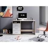 Boxxx pisalna miza leseni material hrast sonoma | Shoptok.si