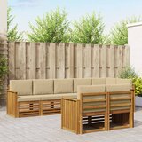  Set vanjskih sofa 8 kom. Prirodna i bež Poliester | shoptok.hr