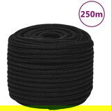 vidaXL delovna vrv črna 14 mm 250 m polipropilen Cene