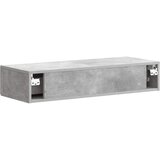 Stolna montirana na zid Betonska siva 87,5 x 34,5 x 17 cm | shoptok.hr