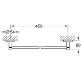 Grohe 40688DL1 Essentials držalo za brisače | Shoptok.si