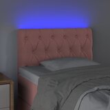  LED uzglavlje ružičasto 80x7x78/88 cm baršunasto | shoptok.hr