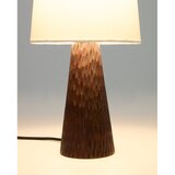 Kave Home Bijela/tamno smeđa stolna lampa s tekstilnim sjenilom (visina 50 cm) Amire – | shoptok.hr