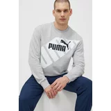 Puma Pulover POWER moški, siva barva, 678961