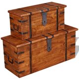  Dvije Škrinje za Pohranu Masivno Drvo | shoptok.hr