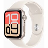 Apple watch se 3 GPS 44mm Starlight aluminium case with starlight sport band - s/m, (5000011418) Cene