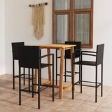  5-dijelni vrtni barski set crni | shoptok.hr