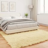  Tepih od umjetne ovčje kože TAFALLA Krem 200 x 200 cm Poliester | shoptok.hr