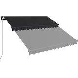 Tenda na ručno uvlačenje s LED svjetlima 300 x 250 cm antracit | Eponuda.ba