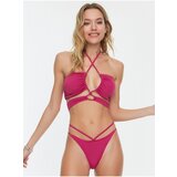 Trendyol Navy Pink Women's Swimsuit Bottoms - Women