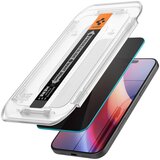 Spigen GLAS.TR EZ FIT Privacy 2-Pack - Kaljeno steklo s filtrom za zasebnost za iPhone 16 Pro 2 kosa, (21626092) | Shoptok.si