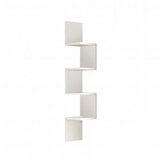 Kalune Design Bela stenska knjižna polica 22x117 cm Laura - Kalune Design | Shoptok.si
