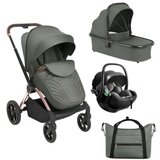 Kolica Kara premium 3in1 set sa autosedištem I-Xtend I-size i tvrdom korpom Army Green KKB21166 XTSET | Eponuda.com
