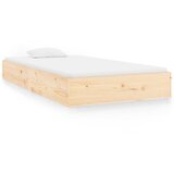  The Living Store Posteljni okvir trden les 90x200 cm - Posteljni Okvir, (21528622) | Shoptok.si