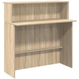 Maison Chic Sprejemna miza - Računalniška miza - pisarniška miza sonoma hrast 100x50x103,5 cm inženirski les, (21785353) | Shoptok.si