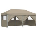 Šator za zabavu na sklapanje Sivo-smeđa 580 x 292 x 315 cm | shoptok.hr