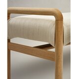 Kave Home Krem/u prirodnoj boji klupa Macaret – | shoptok.hr