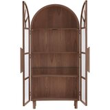 Jotex Vitrina u dekoru oraha u tamnoj prirodnoj boji 90x195x40 cm Sandor – | shoptok.hr