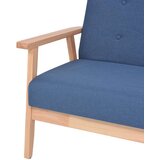  2-dijelna garnitura od tkanine plava | shoptok.hr