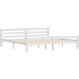  Za krevet od masivne borovine bijeli 200 x 200 cm | shoptok.hr
