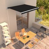 vidaXL Ročno zložljiva tenda 300x250 cm antracitna Cene