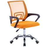  Pisarniški stol DISCO krom/oranžna