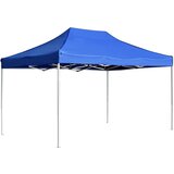  Profesionalni šotor za zabave aluminij 4,5x3 m moder | Shoptok.si
