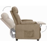  Naslonjač od tkanine smeđesivi | shoptok.hr