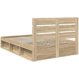  Krevetna konstrukcija Sonoma 140 x 190 cm Čvrsto borovo drvo | shoptok.hr