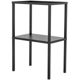 Bloomingville Črn kovinski regal 59x90x38 cm Loups – Cene