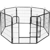 8-dijelna metalna modularna kućica za štence ili mačke 80x100cm