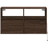  Zidni TV ormarić s LED svjetlima smeđa boja hrasta 80x31x45 cm | Eponuda.ba