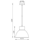 Braytron bela visilica 1xE27 | ePonuda.com
