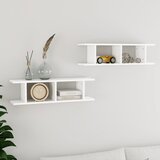 vidaXL zidne police 2 kom bijele 78 x 18 x 20 cm od iverice Cijene