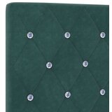 vidaXL Postelja Temno Zeleno 120x200 cm Žamet, (22049493) | Shoptok.si