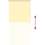 Rolo zavjesa za zamračivanje žuta 80x150 cm širina tkanine 75,7 cm poliester | shoptok.hr