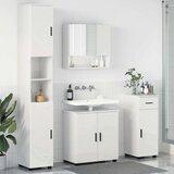 vidaXL Set namještaja za kupaonicu Zidne 4 pcs Visoko sjajno bijela Cijene