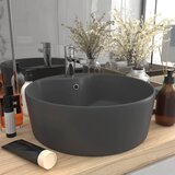  Luksuzni umivaonik mat tamnosivi 36 x 13 cm keramički | shoptok.hr