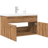 vidaXL 2-dijelni set kupaonskog namještaja käsityöläinen tammi | shoptok.hr