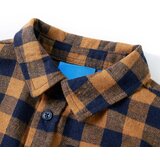 Dječja karirana košulja boja konjaka i plava 92 | shoptok.hr