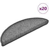 vidaXL Otirači za stepenice 20 kom tamnosivi 56x17x3 cm | shoptok.hr
