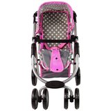  Dječja kolica za lutke 2-u-1 torba za nosiljku pink stars | shoptok.hr