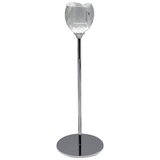  SVIJEĆNJAK TULIP 8*24CM SREBRNI Cijene