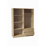 Hanah home Hanah Kućni ormar Baru 182, 137 x 182 x 52 cm, bež | Eponuda.ba