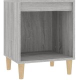 Noćni ormarići 2 kom boja dimljenog smeđi 40x35x50 cm | shoptok.hr