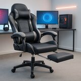 Trick gejmerska stolica sa naslonom za noge Storm 876 siva Cene