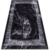 RugsX Preproge MIRO 51278.810 pralna preproga Marmor, grški prot 80x150 cm Črna | Shoptok.si