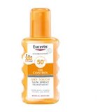 Eucerin Sun Oil Control Dry Touch Transparent Spray SPF30 vodootporni transparentni sprej za zaštitu od sunca 200 ml cijene